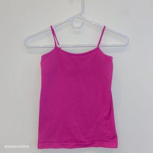 Stretch Cami Pink Tank Top